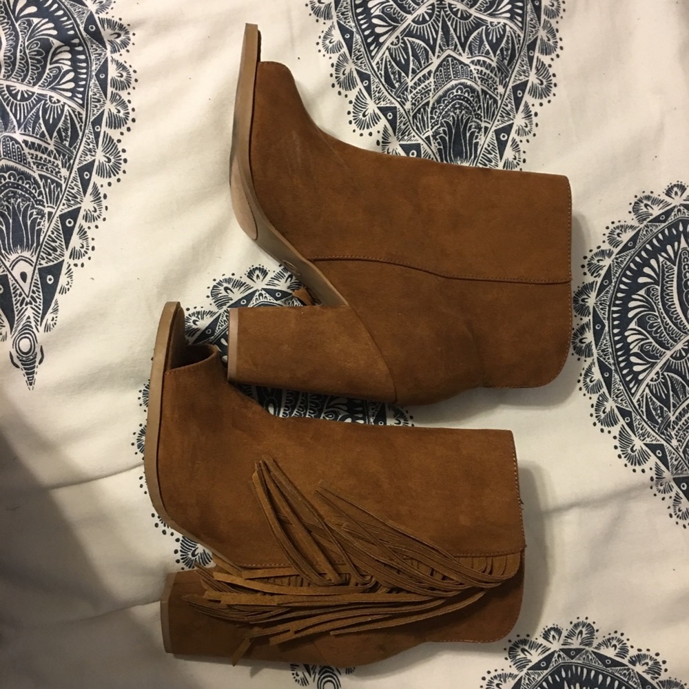 Brown booties